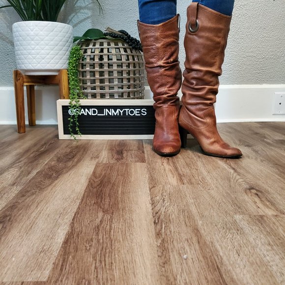 Matisse "Tasha" Cigar Brown Heeled Boots  Grommet/Pull tabs Size 8.5 - Picture 4 of 14